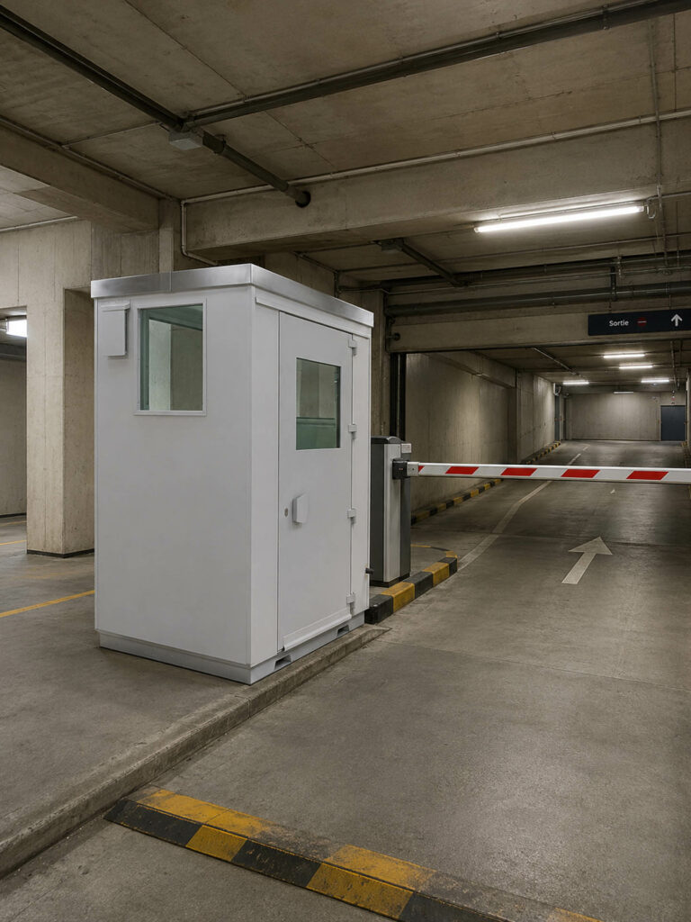 guerite-blindee-controle-acces-parking-souterrain